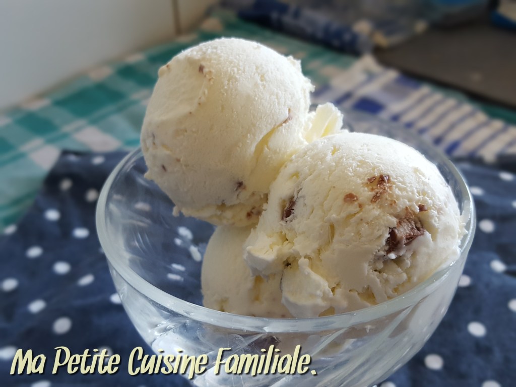 Glace aux barres de&nbsp;chocolat