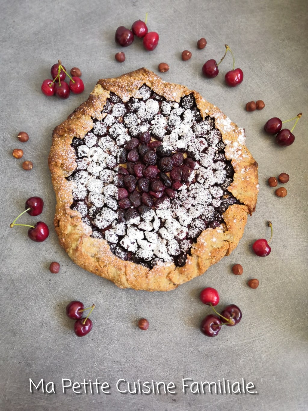 Tarte rustique aux&nbsp;cerises