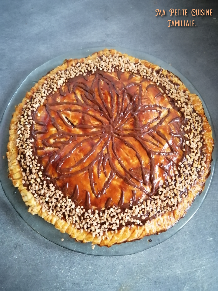 Galette des rois chocolat,&nbsp;nougatine