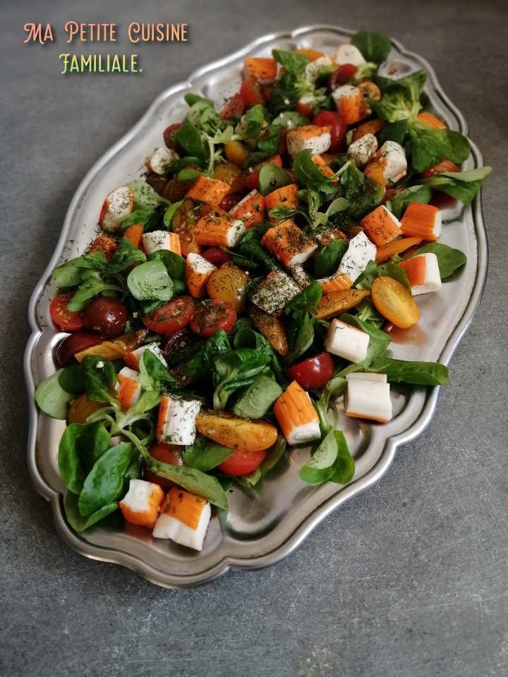 Salade Croquante : Surimi et&nbsp;Mâche