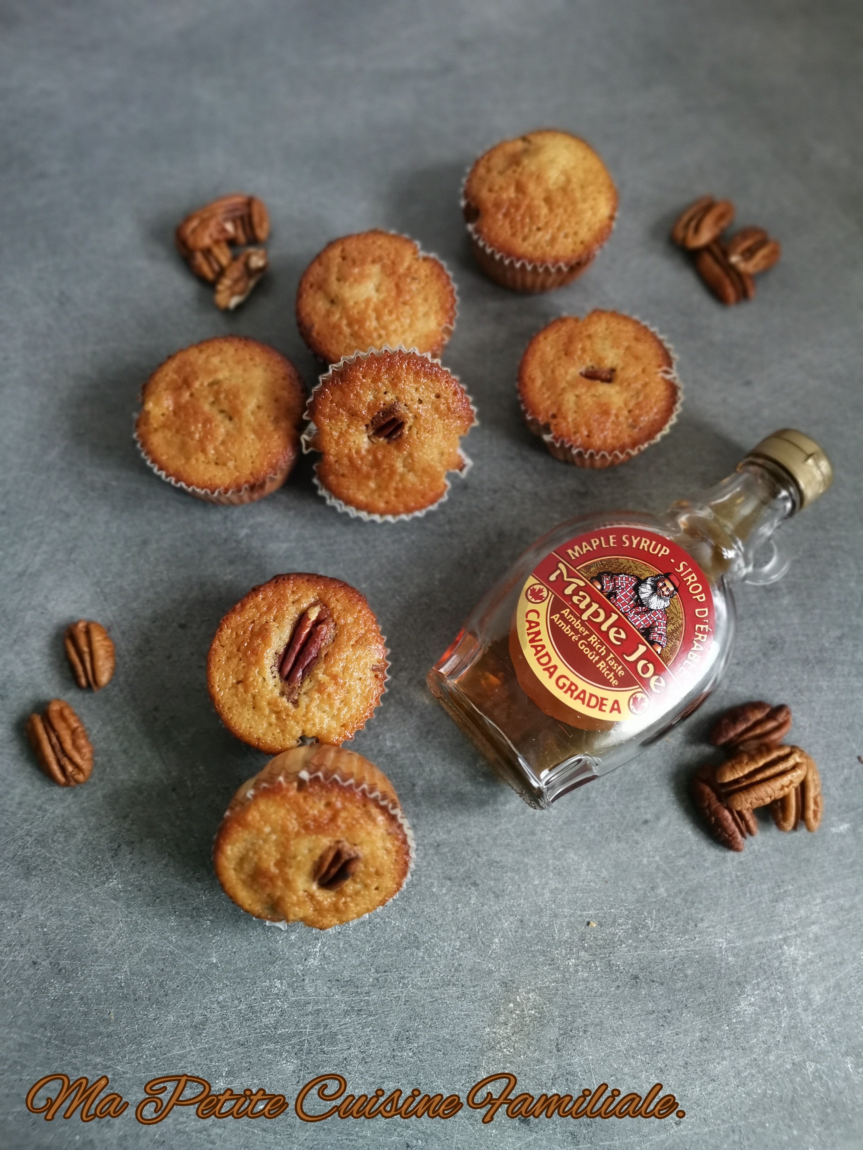 Voyage au Canada avec ces Muffins noix de Pécan, sirop d&rsquo;érable