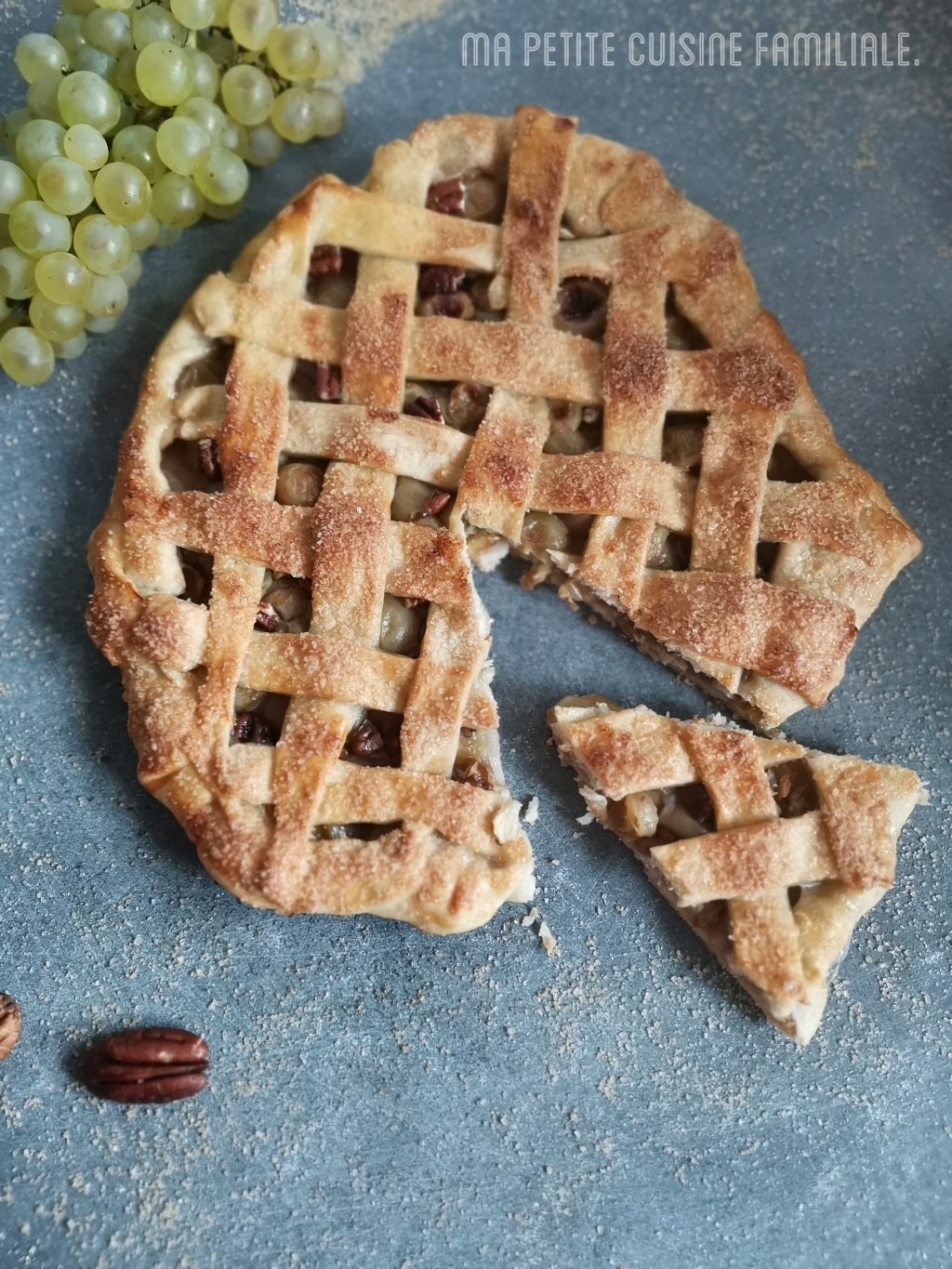 Tarte au raisin et noix de&nbsp;pécan