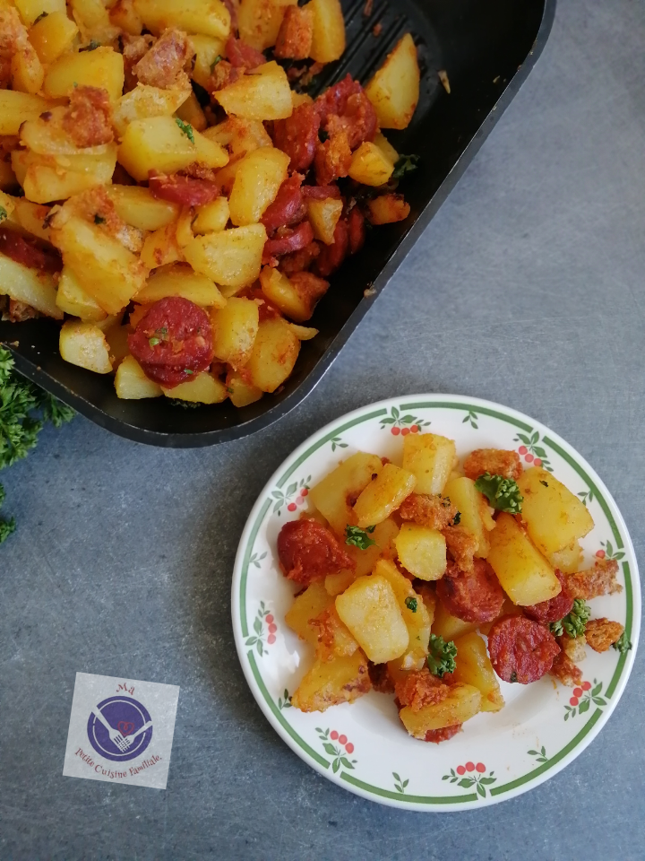 Cuisine Familiale : Cocotte de Pommes de Terre au&nbsp;Chorizo