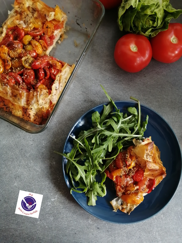 Tarte à la Tomate sur pâte filo : Saveurs Estivales à&nbsp;Déguster