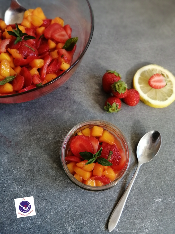 Recette de Salade Fraîcheur: Fraises et&nbsp;Mangue