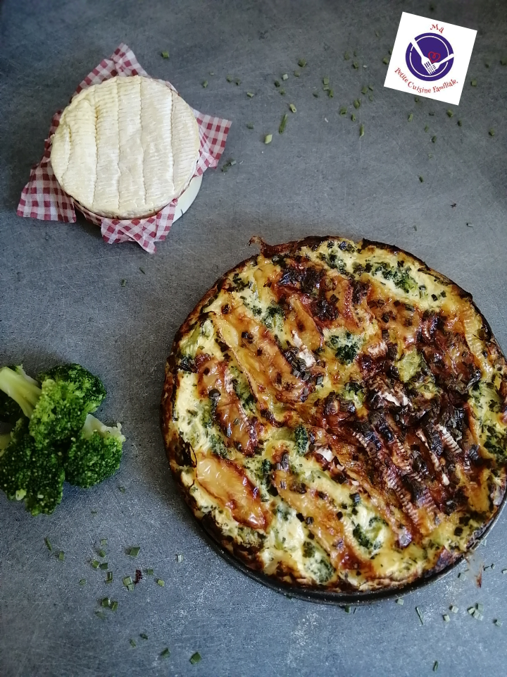 Recette de Quiche Sans Pâte : Brocoli et camembert