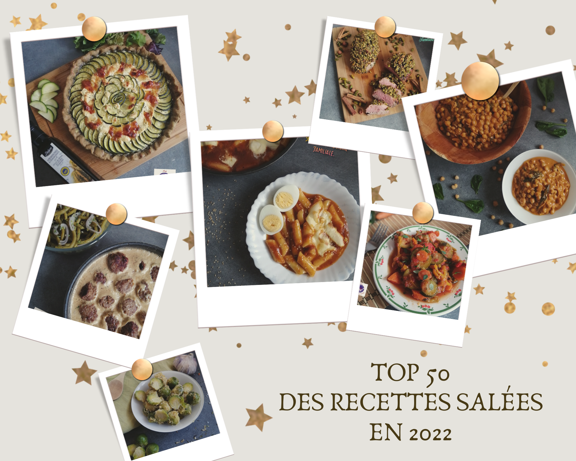 Top 50 des recettes salées en 2022