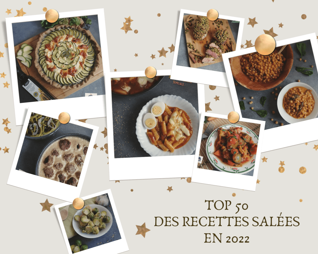Top 50 des recettes salées en&nbsp;2022