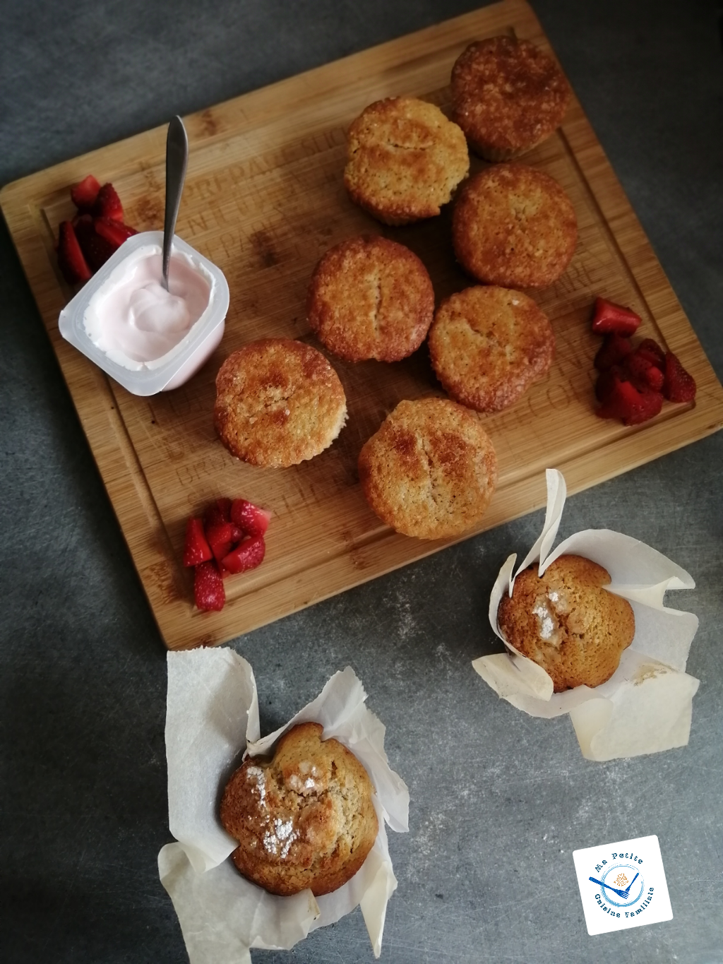 Muffins Fraises-Citron: Recette Facile de Goûter
